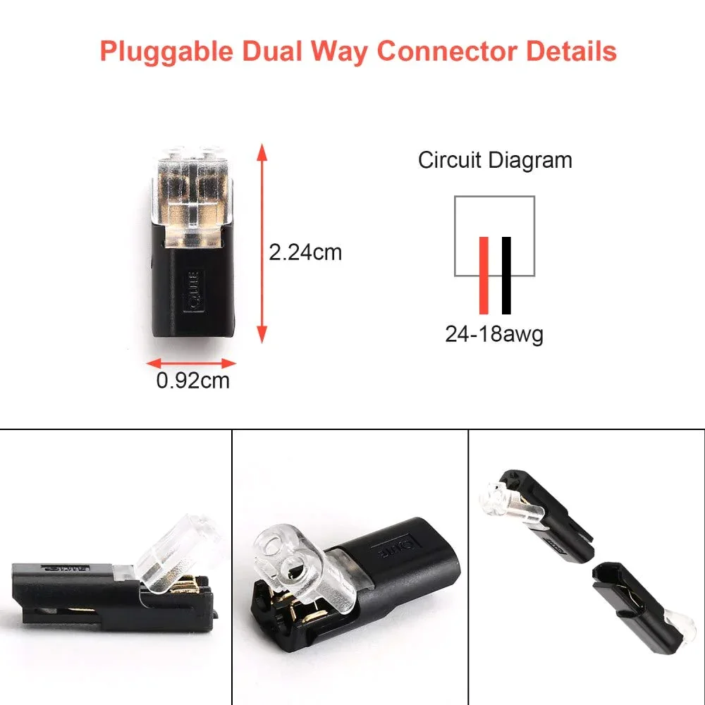 🔥Buy 50 Get 150 Free✨Double-wire Plug-in Connector With Locking Buckle