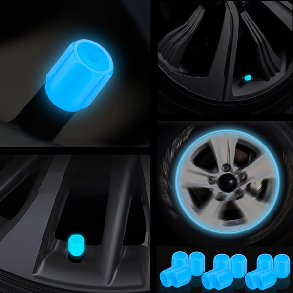 Glow-in-the-dark valve caps (tire valve caps) 🚗💫