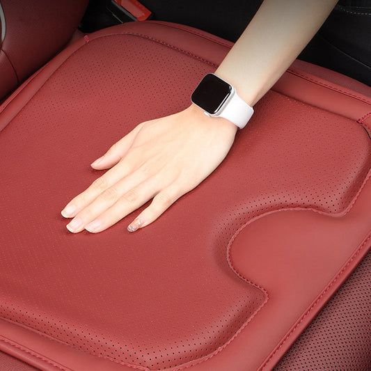 Pxcxu Car Seat Leather Breathable Cushion