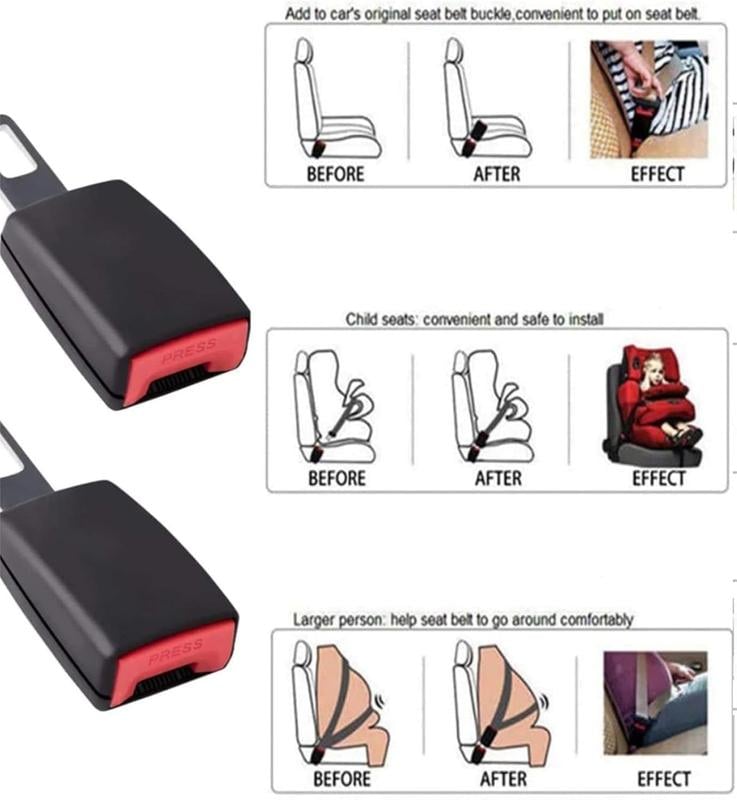🎁2026 Limited Time Sale 50% Off🔥Car Belt Buckle Extension Seat Belt Clips🚗