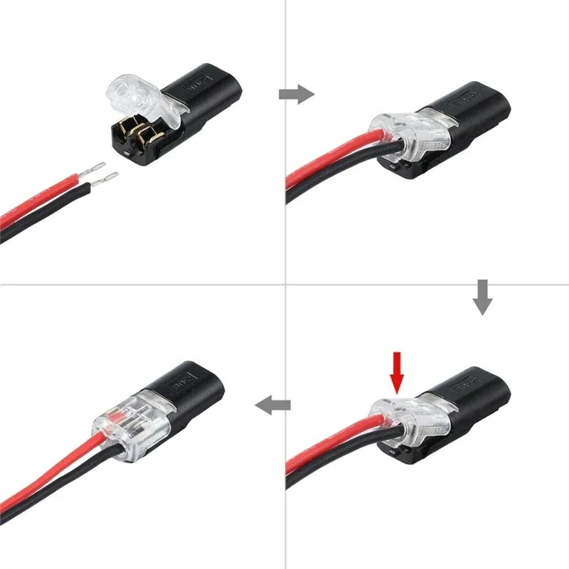 🔥Buy 50 Get 150 Free✨Double-wire Plug-in Connector With Locking Buckle