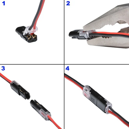 🔥Buy 50 Get 150 Free✨Double-wire Plug-in Connector With Locking Buckle