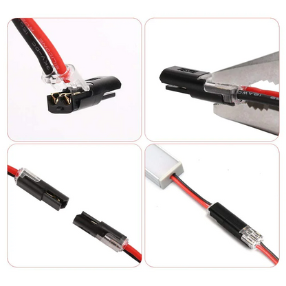 🔥Buy 50 Get 150 Free✨Double-wire Plug-in Connector With Locking Buckle