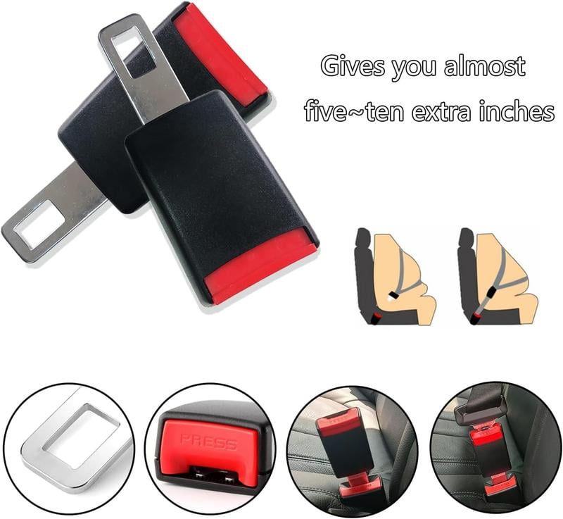 🎁2026 Limited Time Sale 50% Off🔥Car Belt Buckle Extension Seat Belt Clips🚗