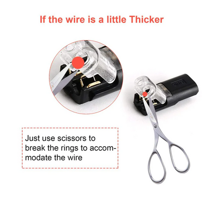 🔥Buy 50 Get 150 Free✨Double-wire Plug-in Connector With Locking Buckle