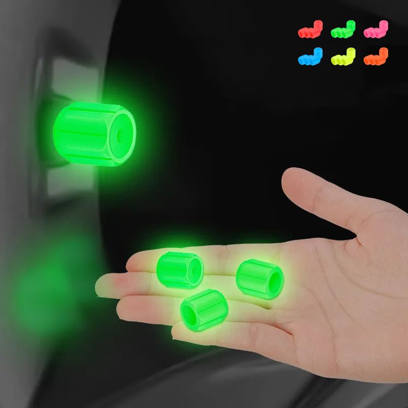Glow-in-the-dark valve caps (tire valve caps) 🚗💫
