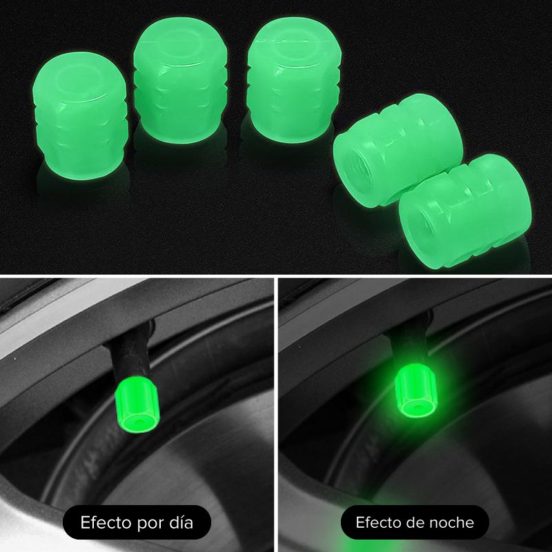 Glow-in-the-dark valve caps (tire valve caps) 🚗💫