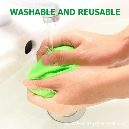 🔥Microfiber Car Windshield Cleaning Tool with Extendable Handle