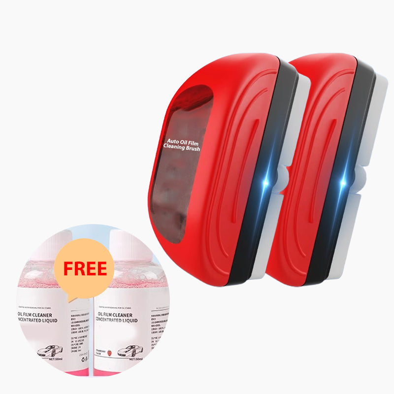 🔥Time-Limited Specail✨Auto Oil Film Cleaning Brush with 100ml Refill Liquid