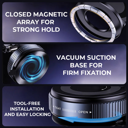 📱 BUY 2, GET 1 FREE! 🚗 Foldable Magnetic Mount – Stable Fixing, Compact Design & 360° Rotation 🧲