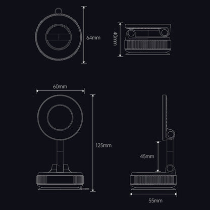 📱 BUY 2, GET 1 FREE! 🚗 Foldable Magnetic Mount – Stable Fixing, Compact Design & 360° Rotation 🧲