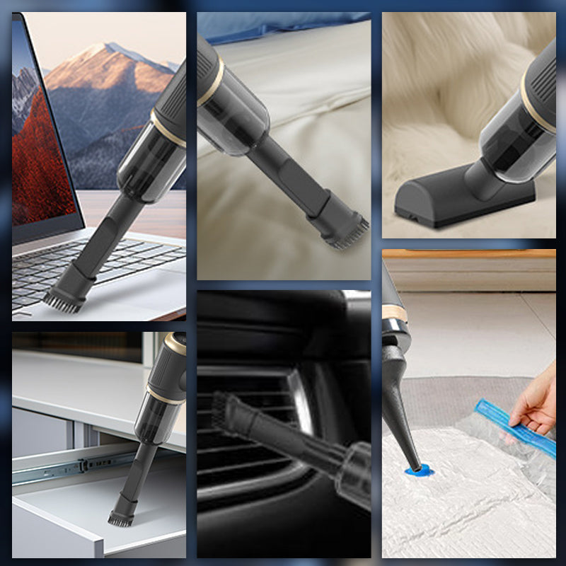 Pxcxu Car Cordless Portable Vacuum Cleaner