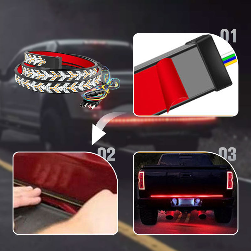Waterproof LED Tailgate Bar Strip for Truck, Pickup, SUV and RV, Car Light Accessories