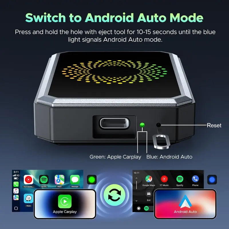 🔥Wired to Wireless Carplay Adapter🌟FREE SHIPPING🌟
