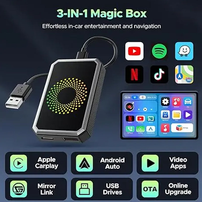 🔥Wired to Wireless Carplay Adapter🌟FREE SHIPPING🌟