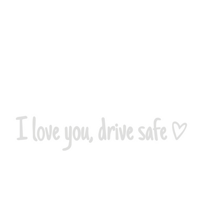 🔥 HOT SALE 🔥 4PCS Letter Pattern Car Rearview Mirror Sticker, "I Love you ,drive safe " text car mirror sticker decal