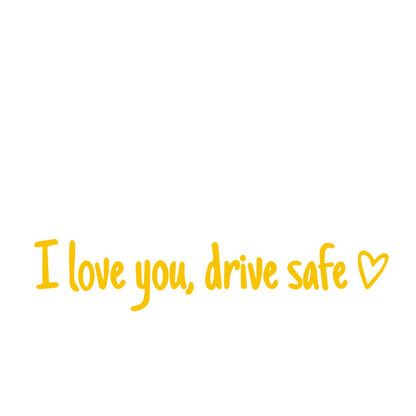 🔥 HOT SALE 🔥 4PCS Letter Pattern Car Rearview Mirror Sticker, "I Love you ,drive safe " text car mirror sticker decal