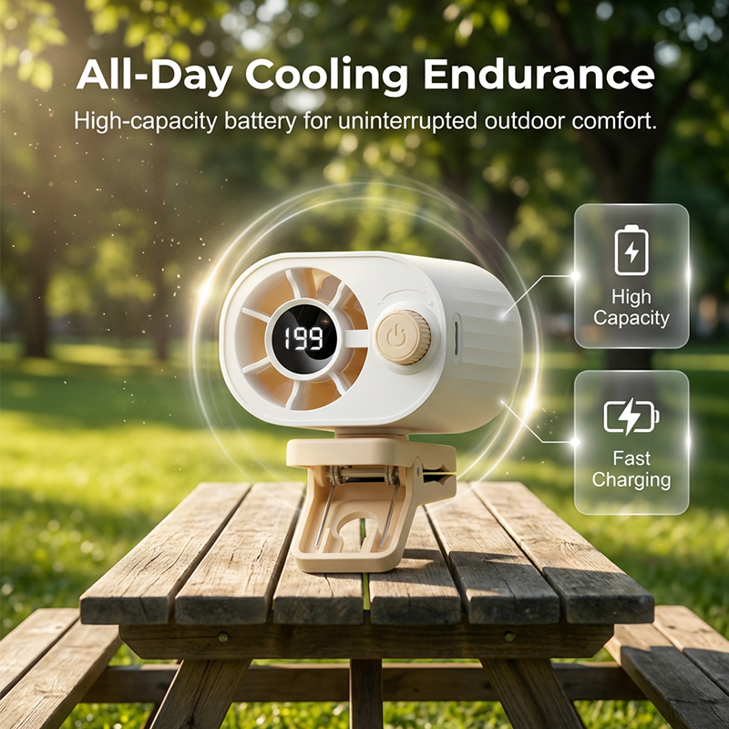 🔥Rechargeable Clip-On Air Cooler for Outdoors